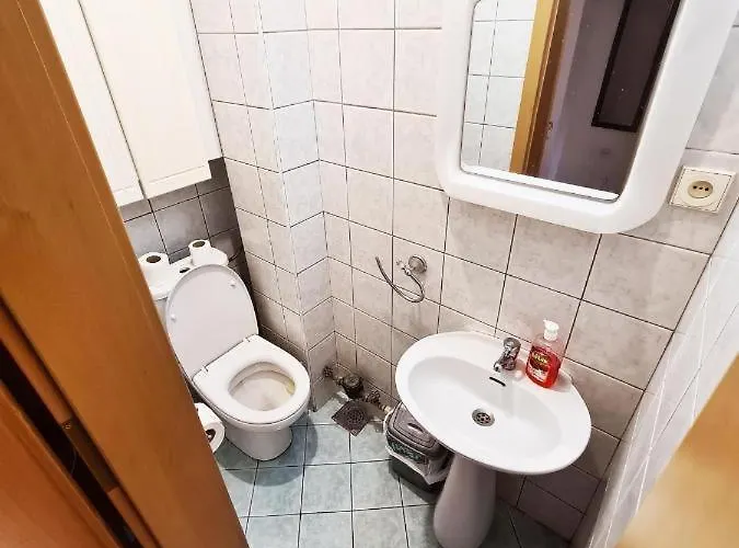 Skopje Panorama View 2BR Parking AC Wi-FI