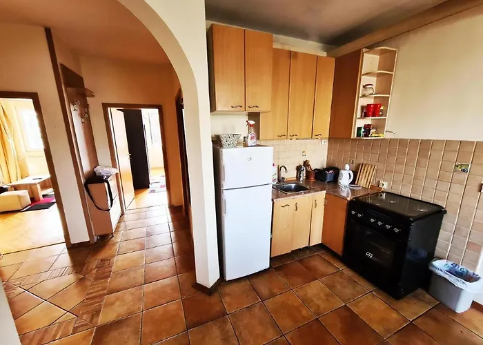 Skopje Panorama View 2BR Parking AC Wi-FI Apartament Skopje